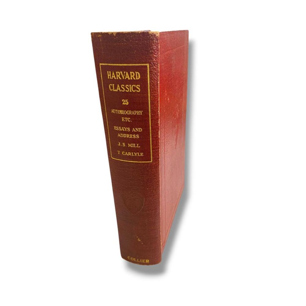 Harvard Classics 25 Autobiography Ets Essays and Address 1909 Hardcover Book